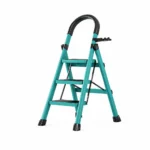 Scara Pliabila cu 3 Trepte Late, At Performance, 72x59x41 cm, Metalica, Maxim 150 Kg, Picioare Antialunecare - imagine 3