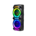 Boxă Karaoke Portabilă KOLAV-M2212, 400W RMS, 2x12", Bluetooth, 2 Microfoane Wireless, RGB LED, TWS, USB-C, TF Card, Telecomandă Inclusă - imagine 2
