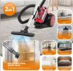 Aspirator fără sac HALEY HY-925 20kpa 2.2L, 2800W, Aspirator de praf Aspirator puternic cu fir, de calitate, cu ciclon - imagine 3