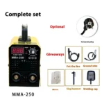 Aparat de sudură invertor AT Performance AT-2043 MMA-250, 250A, Display digital, 230V - imagine 5
